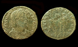 Julian II, Æ1, Apis Bull Reverse, Thessalonica mint Sold!